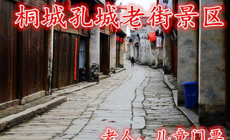 仅25元！即享原价30元的【桐城】孔城老街景区老人、儿童门票，含门票一张，距今已有1800多年历史，是孔子的后人所建，故命名为孔城。