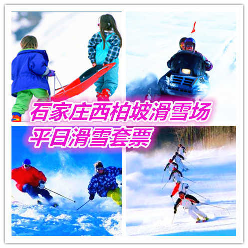 仅105元享价值220元石家庄西柏坡滑雪场平日全天滑雪套票