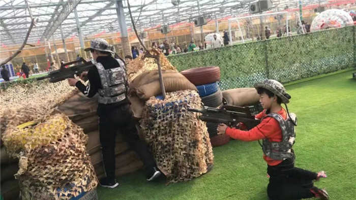 四季亲子乐园6个体验项目套票（射击、真人cs、卡丁车、碰碰车、小火车，骑矮马）