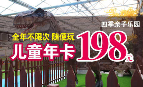四季亲子乐园儿童年卡