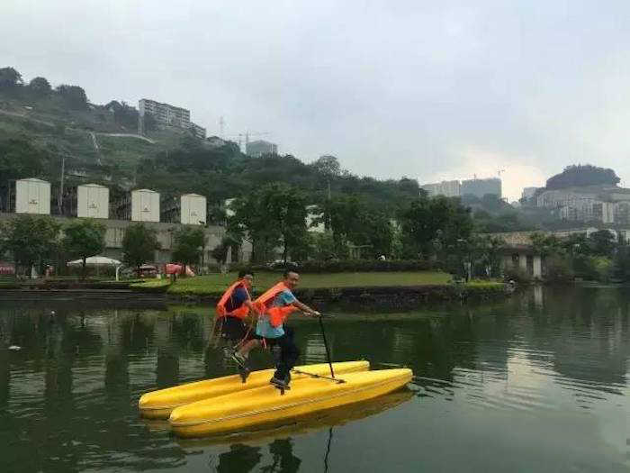 仅25元，享原价30元的【重庆】【天地南迦水上乐园】水上自行车项目体验一次，风景优美，休闲运动圣地，犹如城市中的“绿肺”